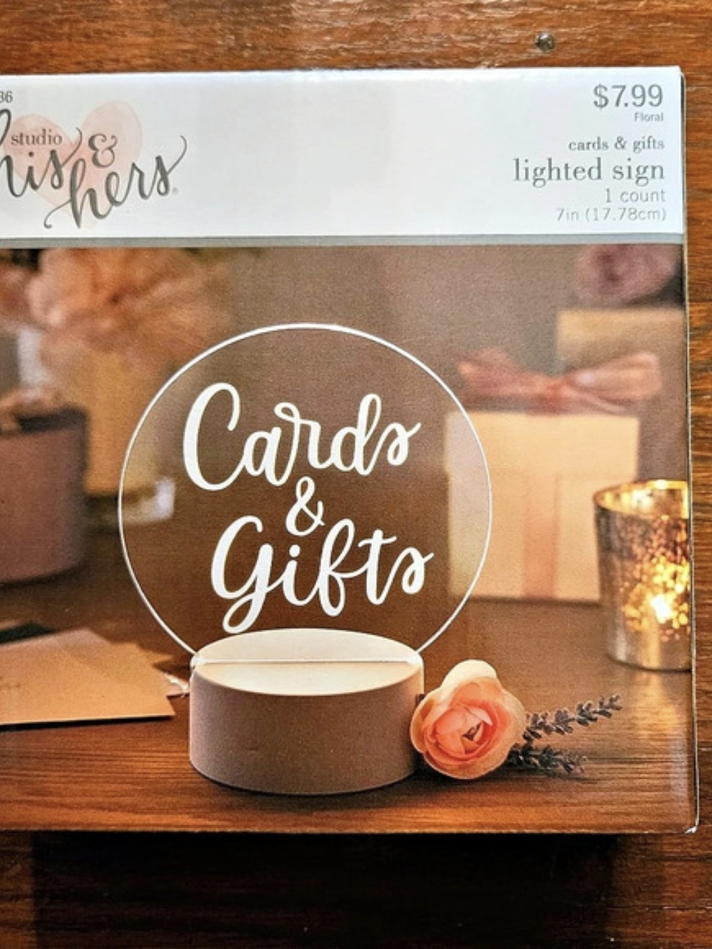 Cards & Gifts Lighted Sign! Lighted Sign